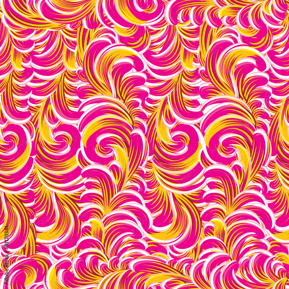 Waves. Seamless vector background. Waves. Seamless vector background.