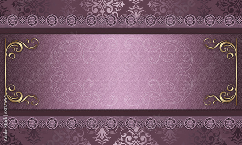 Violet invitation