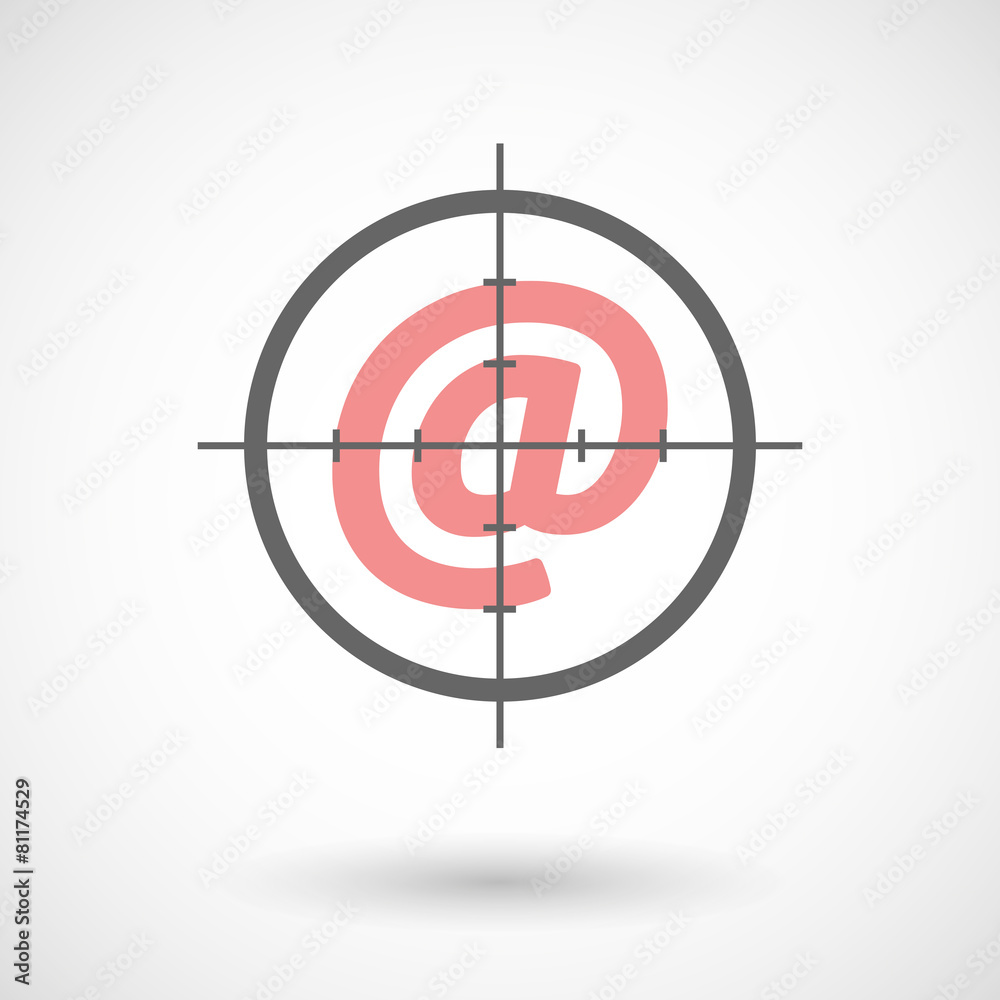 Crosshair icon with an 