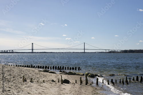 Bridge View from beach photo