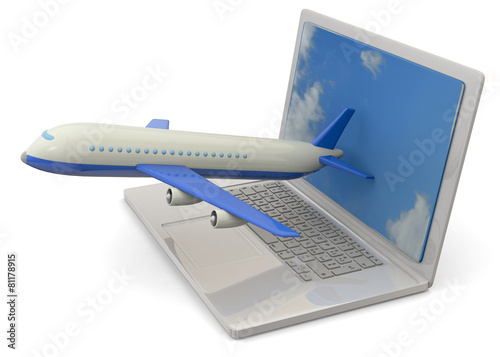 Computer and Airplanes - 3D