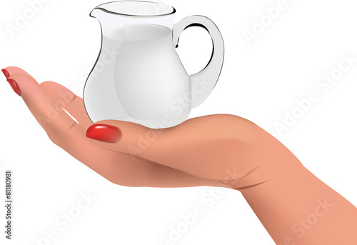 caraffa di latte