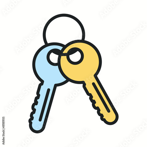 bunch of keys.
