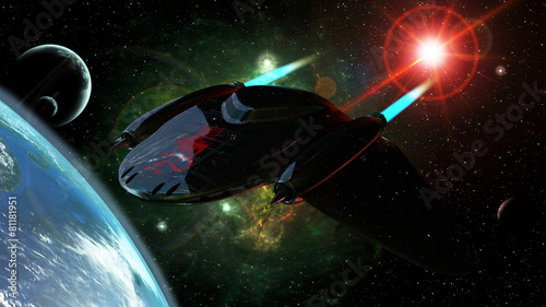 Fotografie intergalactic fighter