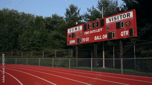 Scoreboard in Stadium