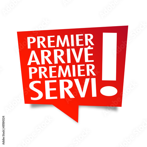 Premier arrivé premier servo !