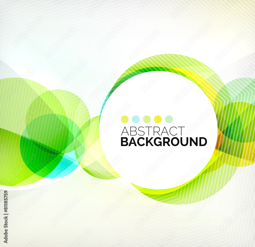 Colorful circles modern abstract composition Colorful circles modern abstract composition
