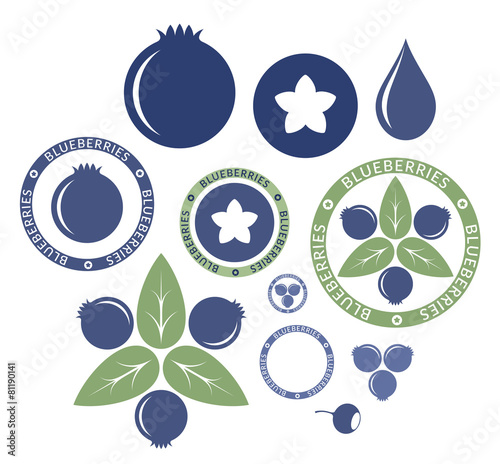 Blueberry. Set