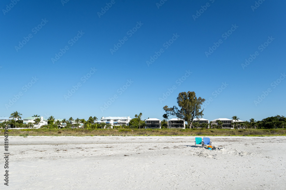 Fototapeta premium Beach Front Houses