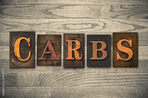 Carbs Wooden Letterpress Theme photo