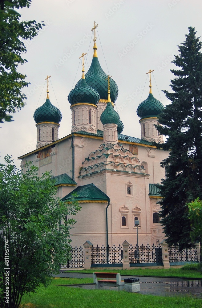 Elijah the Prophet church, Yaroslavl, Russia. UNESCO Heritage