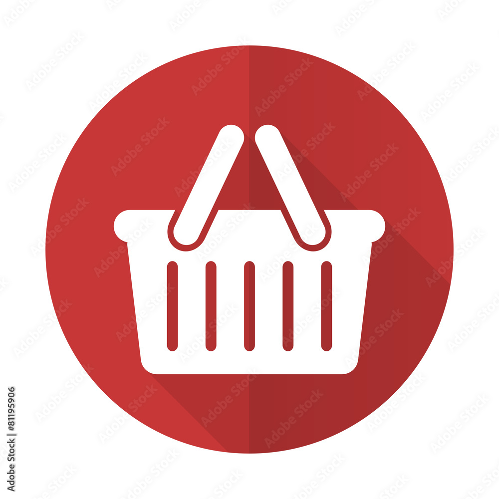 cart red flat icon shopping cart symbol cart red flat icon shopping cart symbol