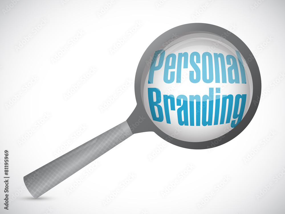 personal branding magnify glass sign personal branding magnify glass sign