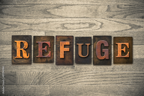 Refuge Wooden Letterpress Theme photo