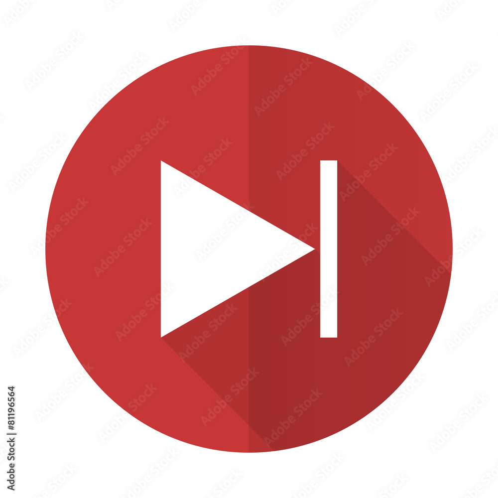 next red flat icon next red flat icon
