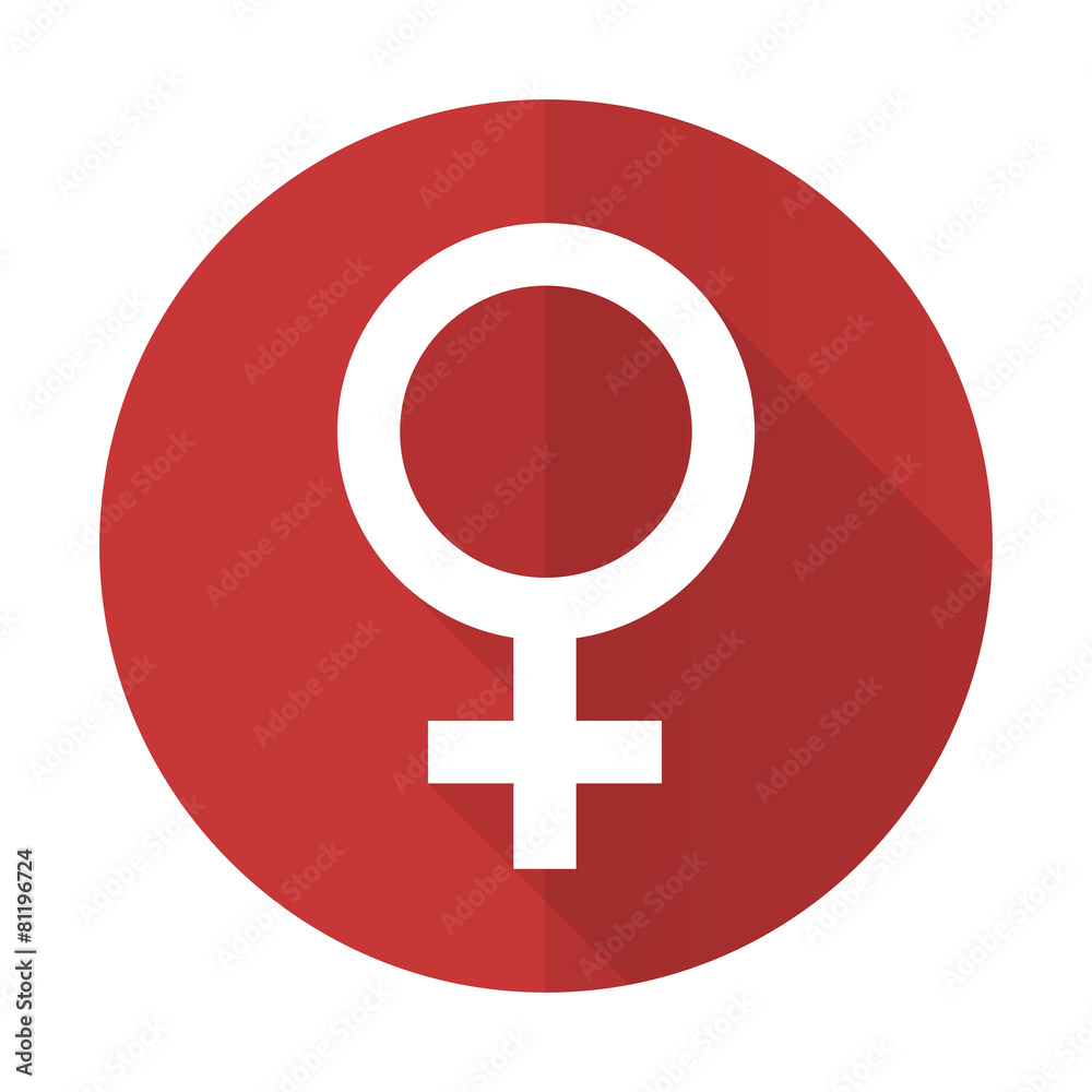 female red flat icon female gender sign female red flat icon female gender sign
