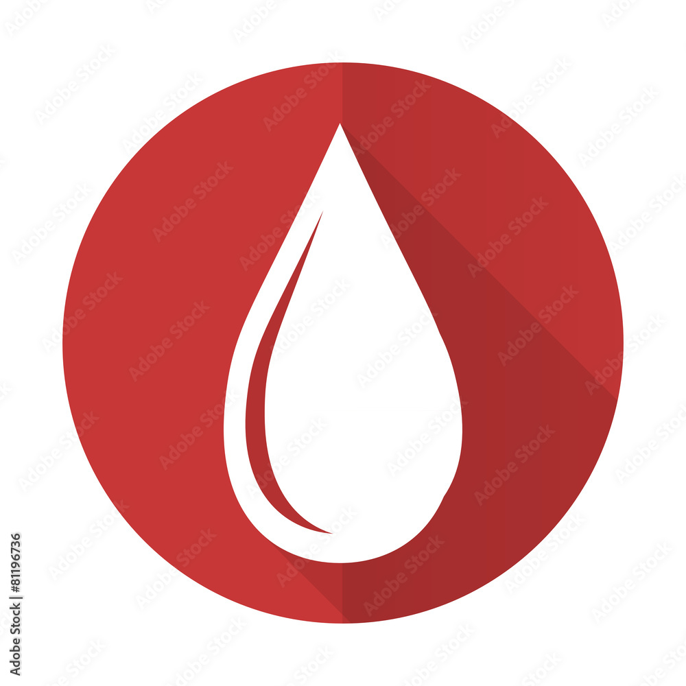 water drop red flat icon water drop red flat icon