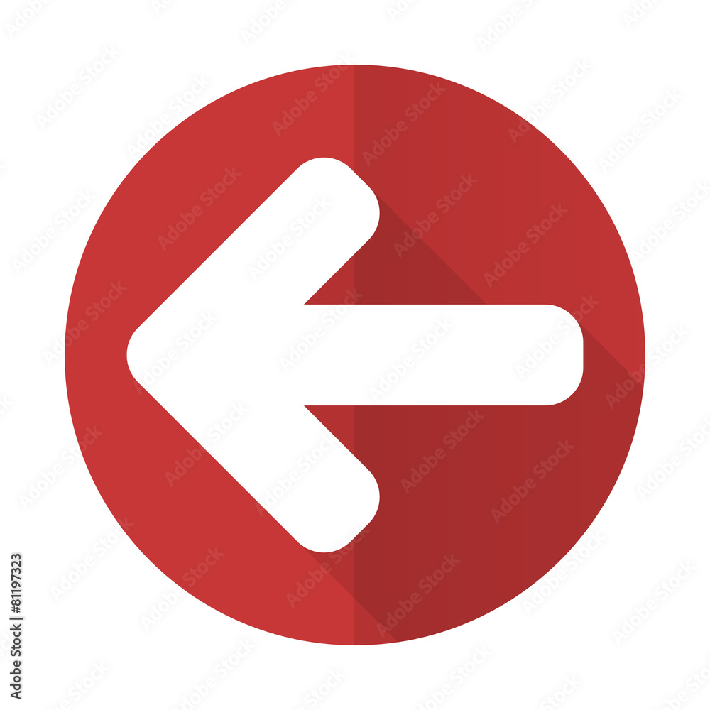 left arrow red flat icon arrow sign left arrow red flat icon arrow sign