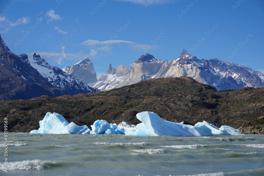 Iceberg, Lago Grey, Torres del Paine National Park