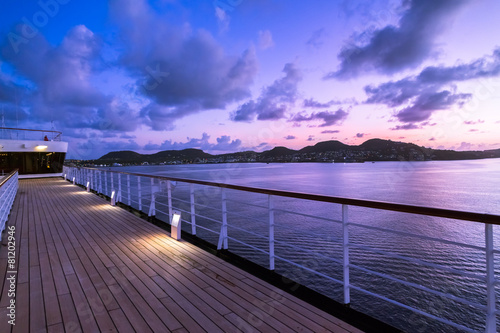 Sunrise from cruise ship