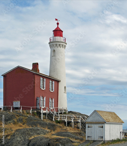 Lighthouse on Vancouver Island near Victoria.