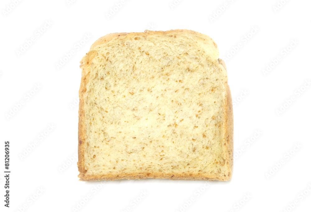 sliced bread isolated on white background sliced bread isolated on white background