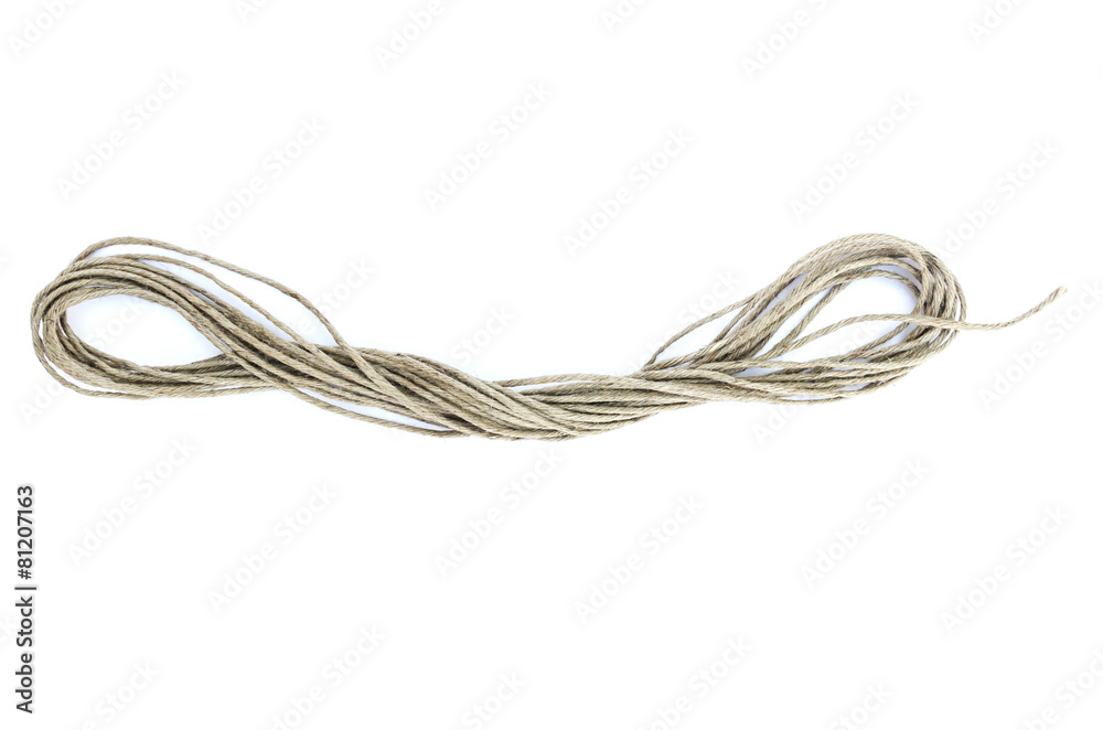 Rope isolated on white Rope isolated on white