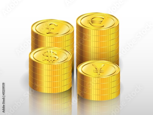Illustration of gold coin