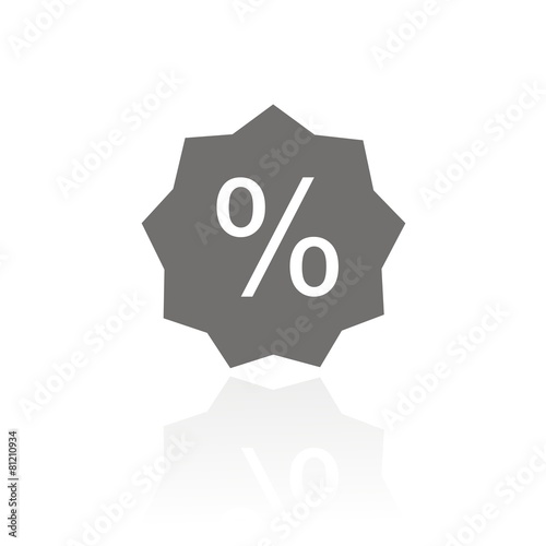 Icono descuento FB reflejo