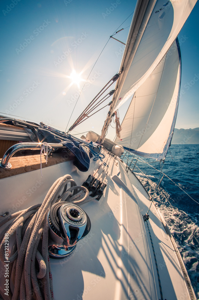Fototapeta premium Croatia sailing