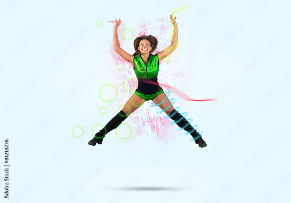 Cheerleader girl Cheerleader girl