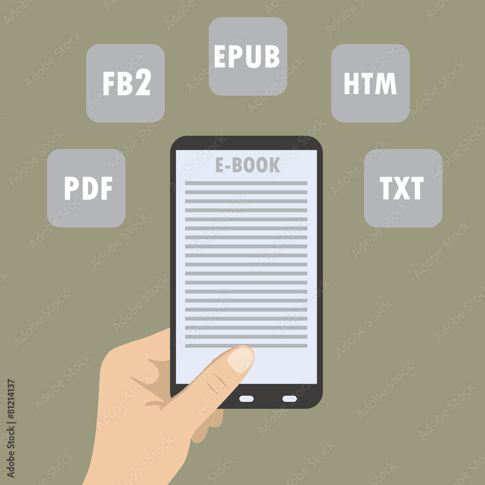 Electronic Book Reader with Different Formats Electronic Book Reader with Different Formats