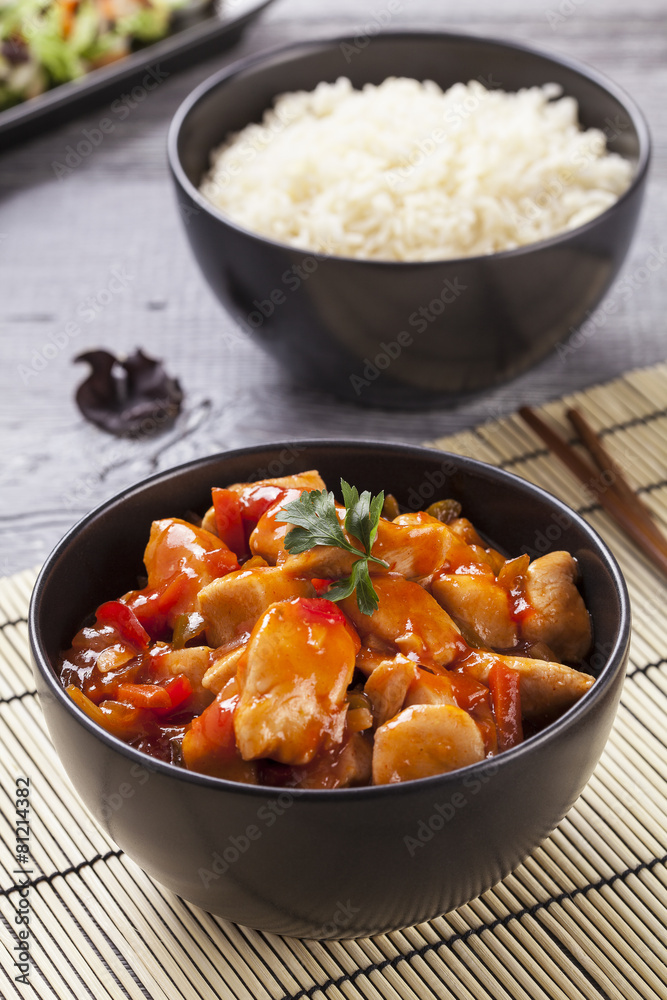 Chinese chicken sweet and sour sauce Chinese chicken sweet and sour sauce