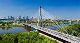 Bridge in Warsaw over Vistula river