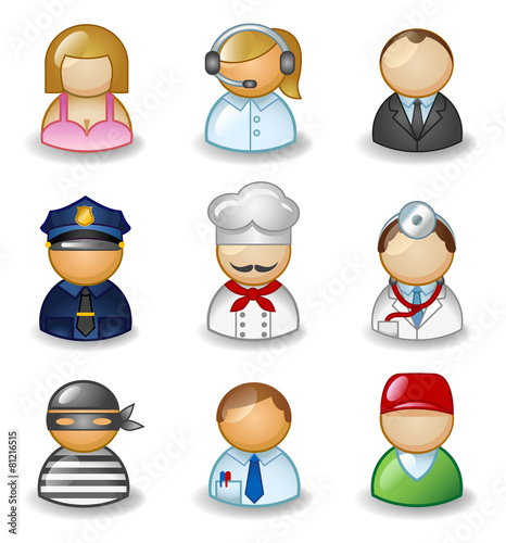 Avatars as different professions