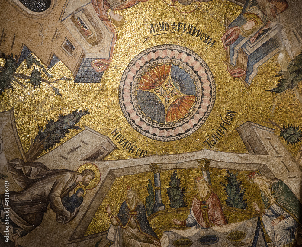 Fototapeta premium Church Chora, XI century, Istanbul, Turkey