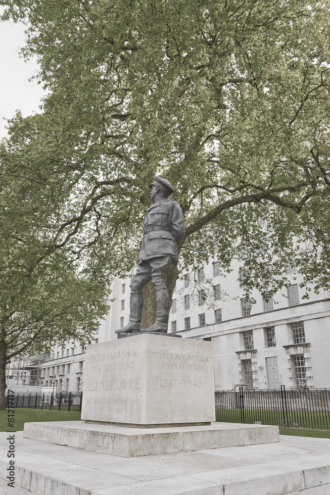 Statue of Field Marshal the Viscount Alanbrooke, London