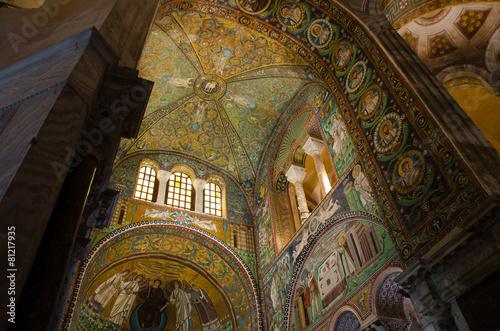Ravenna  San Vitale  famous mosaic  Italy