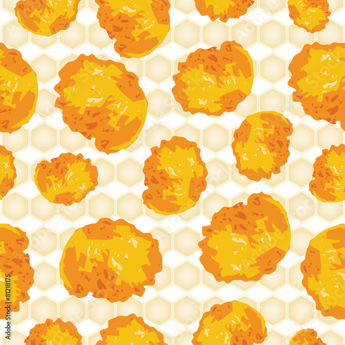 Cornflakes background seamless scattered