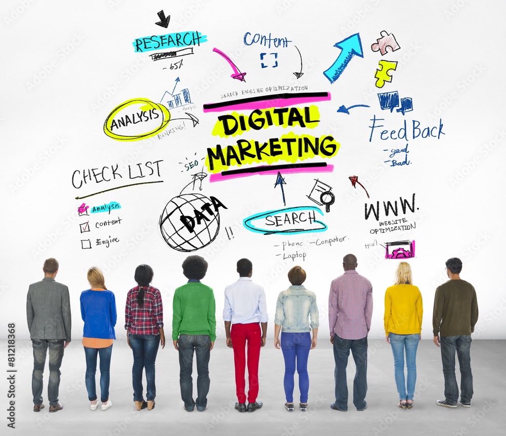 Digital Marketing Branding Strategy Online Media Concept Digital Marketing Branding Strategy Online Media Concept