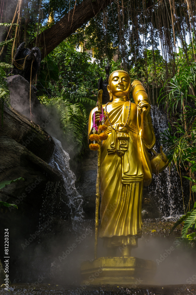 Dhutanga forest monk statue