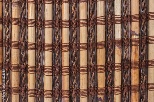 texture a bamboo with fabric weaving