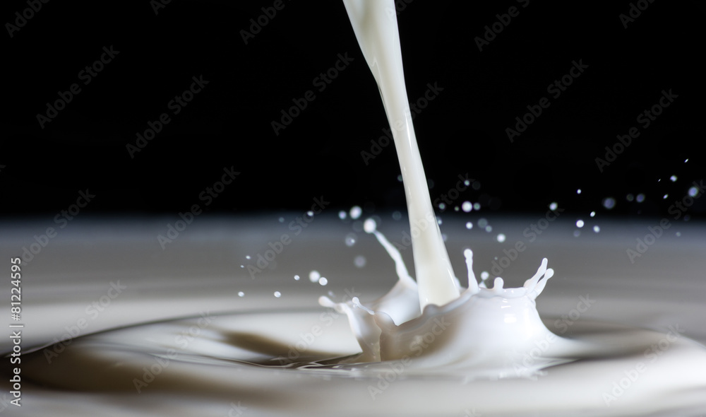 Milk splash - obrazy, fototapety, plakaty 