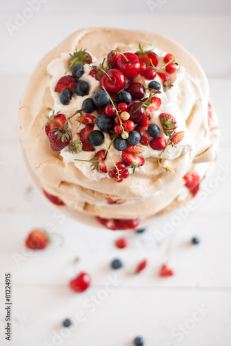 coffee meringue cake