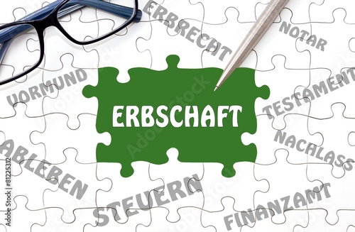 Erbschaft - Konzept photo