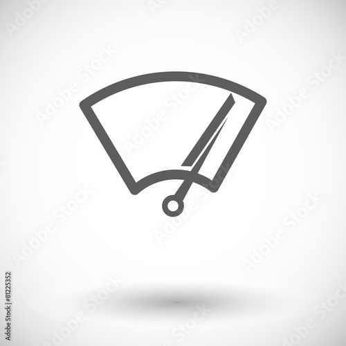 Car icon wiper.