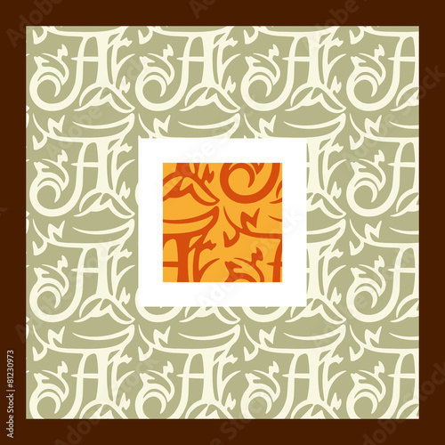 Seamless texture of the letters.