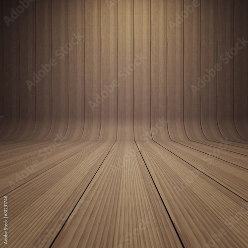 Bended Wooden Floor Background © razvandp