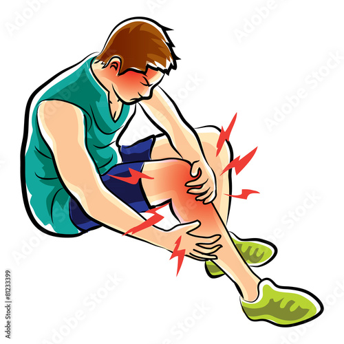 man was leg ache and pain