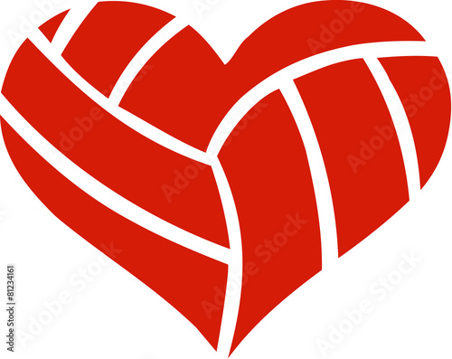 Volleyball Heart